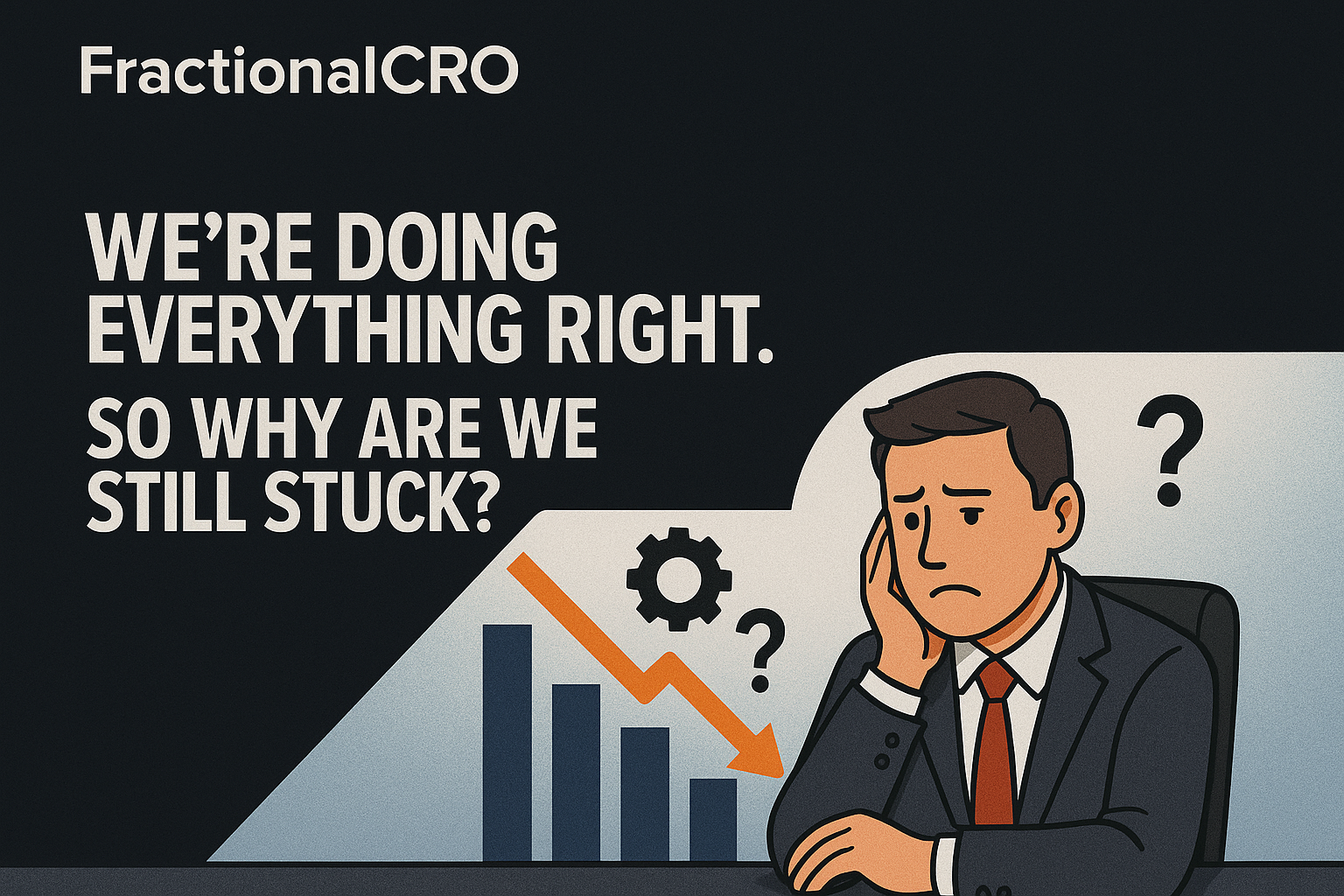 We’re doing everything right. So why are we still stuck